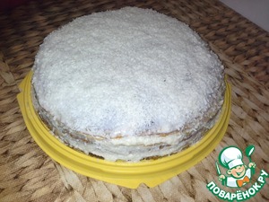 Рецепт Блинный торт с кремом из манной крупы