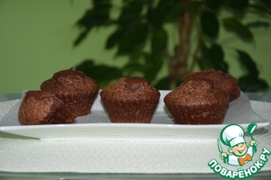 Рецепт Шоколадные маффины на минералке