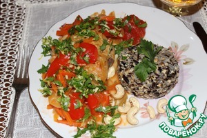Рецепт Курица с овощами и диким рисом