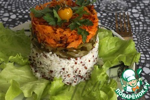 Рецепт Закусочный салат с рисом и киноа