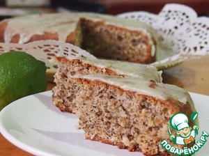 Рецепт Ореховый пирог с лаймом и кокосом