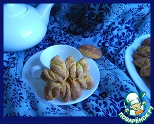 Рецепт Тыквенно-коричное печенье "Хризантемы"