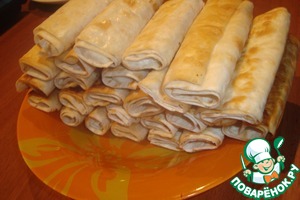 Rolls with cottage cheese