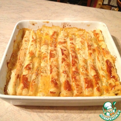 Сливочная запеканка с курицей