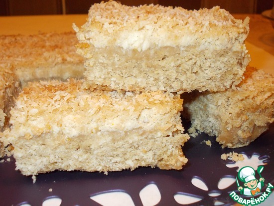 лимонно-кокосовые квадратики