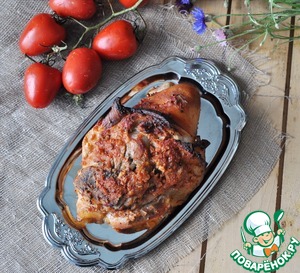 Рецепт Свиная рулька в томатном маринаде