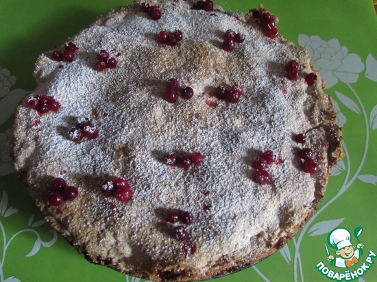 Красносмородиновый пирог с кокосом по рецепту Kleine Hase https://www.povarenok.ru/recipes/show/66781/