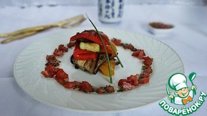 Рецепт Салат из овощей-гриль с сальсой из свежих томатов