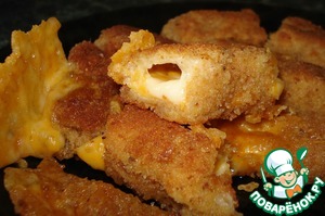 Crispy cheese sticks for 5 minutes