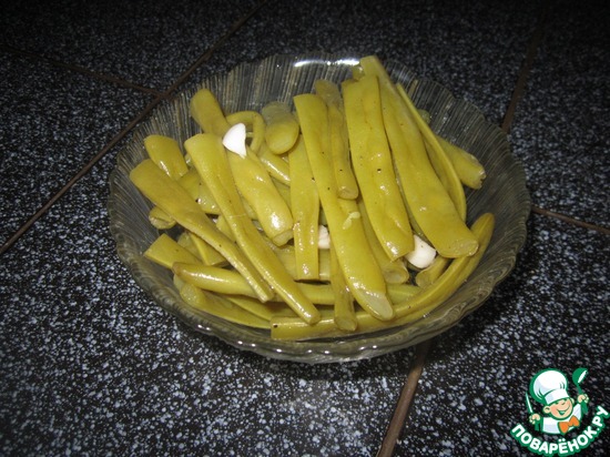 маринованная стручковая фасоль