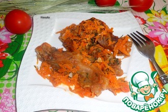Рецепт: Крылышки тушеные в томатном соке