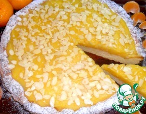 Рецепт Тарт с мандариново-лимонным муссом