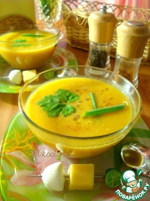 Рецепт Суп-пюре овощной с томатным соком