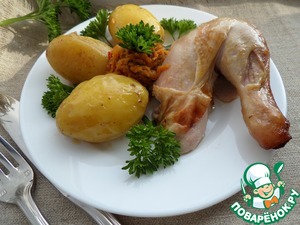Рецепт Курица в овощном маринаде