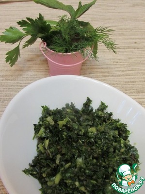 Рецепт Зеленый соус из мяты, кинзы и чили