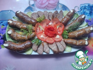 Рецепт Копчёние колбасы в домашних условиях
