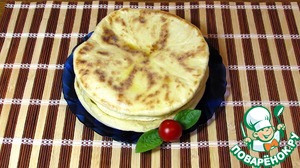 Рецепт Грузинские лепёшки с сыром "Хачапури"