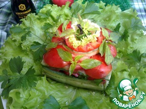 Рецепт Легкий овощной салатик