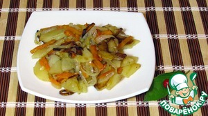 Рецепт Жареная картошка с морковью