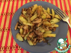Рецепт Жареные белые грузди с картофелем