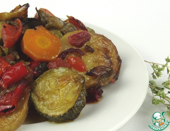 Рецепт: Греческое овощное рагу Бриам