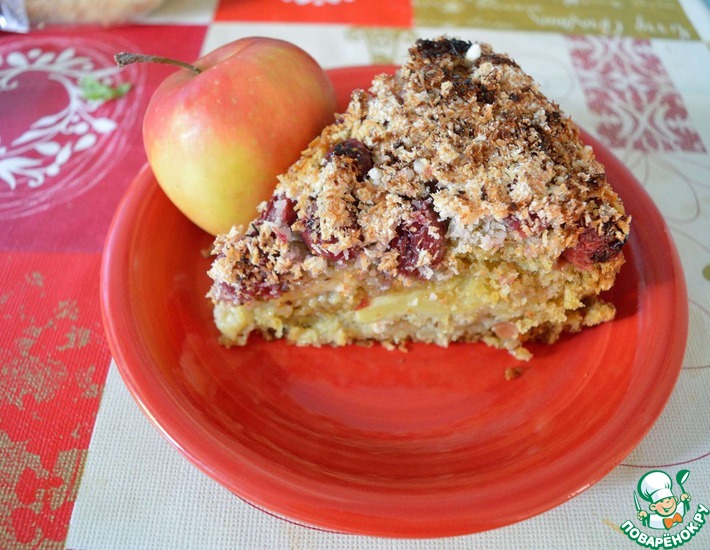 Рецепт: Яблочный пирог Мюсли