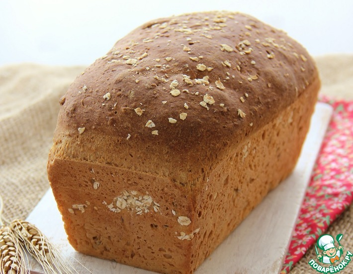 Рецепт: Овсяно-кукурузный хлеб