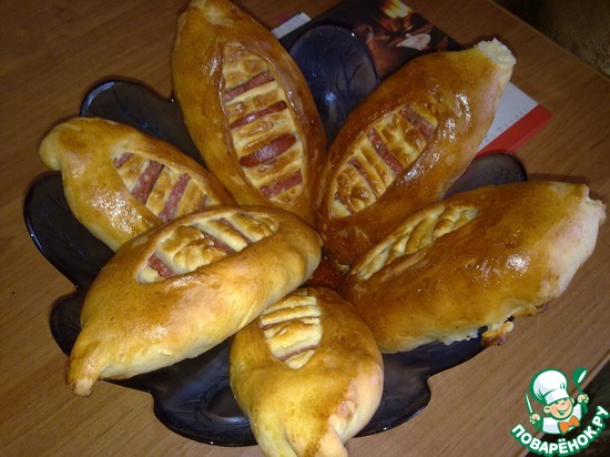 Булочки с ветчиной и сыром. Вариант №2