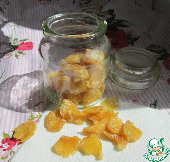 Цукаты имбирные – кулинарный рецепт