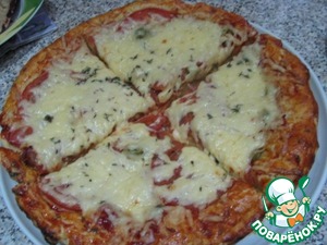 Рецепт Пицца для гурманов с красной икрой