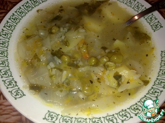 Суп овощной