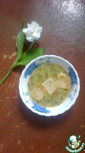 Рецепт Суп-пюре со свежей зеленью
