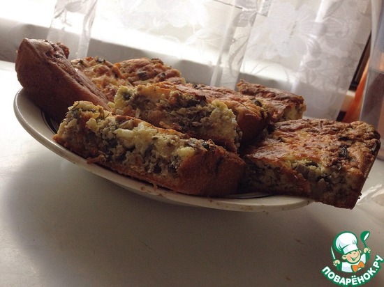 Пирог рыбный «Ленивый»