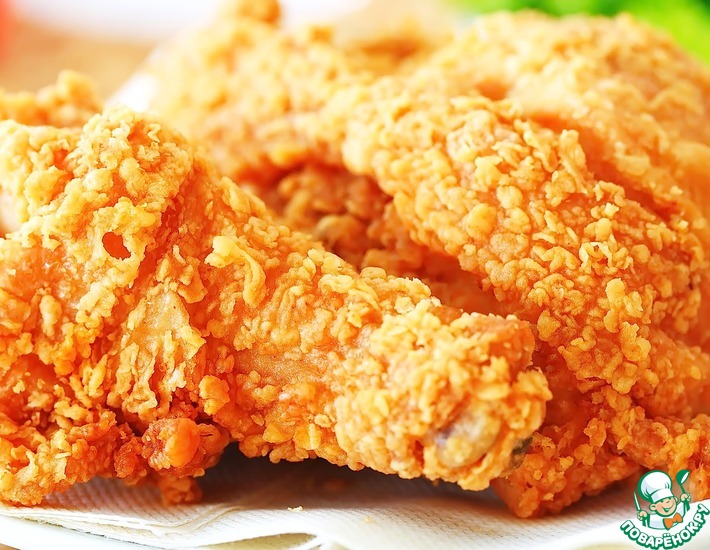 Рецепт: Курица как в KFC в домашних условиях