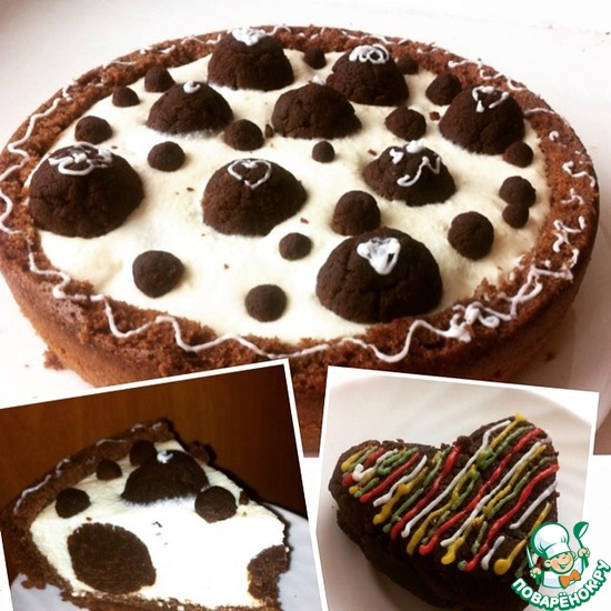 Творожный торт "Черный трюфель"