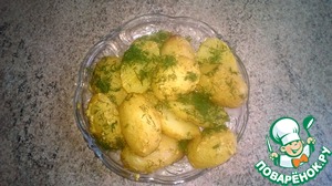 Рецепт Запечённый молодой картофель с горчицей и специями в мультиварке
