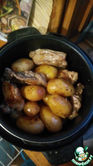 Курица с картошкой в скороварке - пошаговый рецепт с фото на Повар.ру