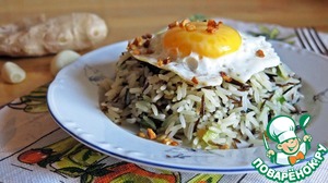 Рецепт Имбирный жареный рис с яйцом