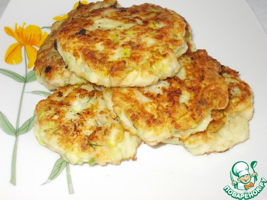 оладьи из кабачков и творога