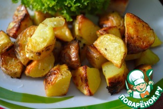 Рецепт: Запечённый картофель Минималистический