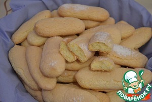 Рецепт Бисквитное печенье Савоярди