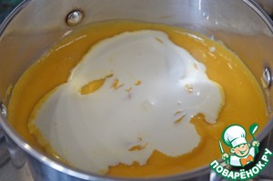 Рецепт Пикантный морковно-тыквенный суп-пюре. Калорийность, химический состав и пищевая ценность.