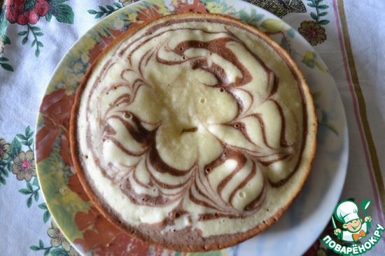 Мраморный кекс на сыворотке