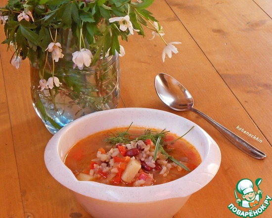 Красный английский суп