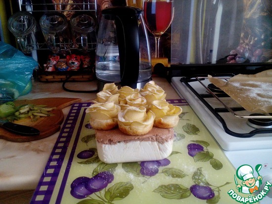 розочки на творожныц десерт