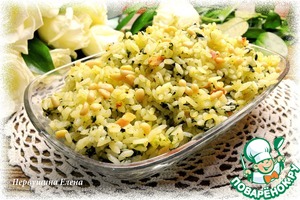 Рецепт Рассыпчатый рис с беконом и шпинатом