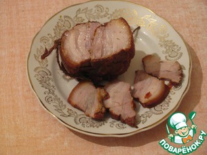 Рецепт Свинина в луковой шелухе