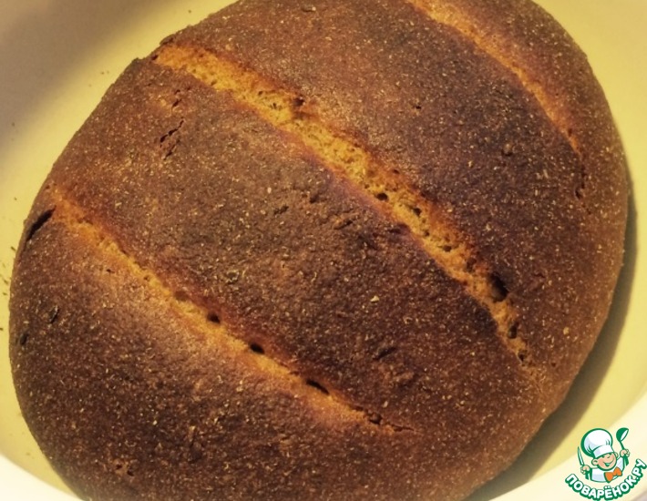 Рецепт: Ржаной хлеб на закваске