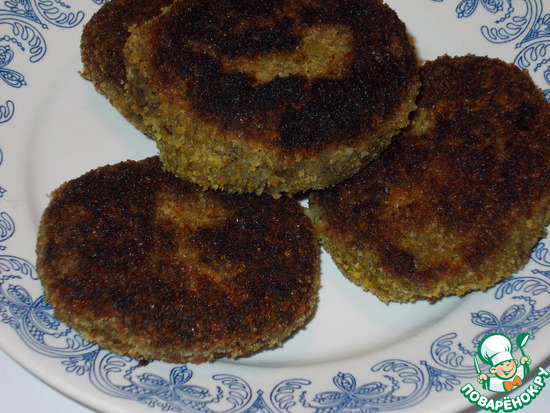 котлеты из чечевицы ( пост)