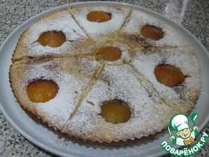 Рецепт Пирог с персиками